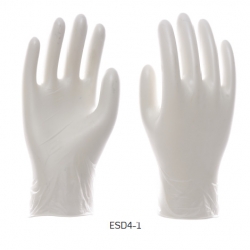 ESD4 Clear Vinyl Gloves