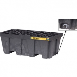 Justrite 2 Drum Pallet EcoPolyBlend With Plug Justrite 28625